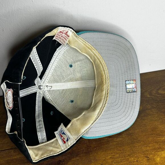 1994 Vancouver Grizzlies New Era Snapback Hat Signed By Bryant Reeves Vintage - Picture 8 of 11